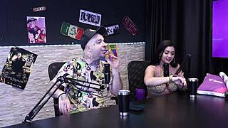 gustavo asbach in sheer red no top cast