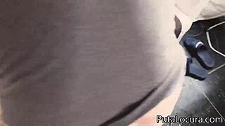 Follando garganta hardcore a latina con mamadas extremas.