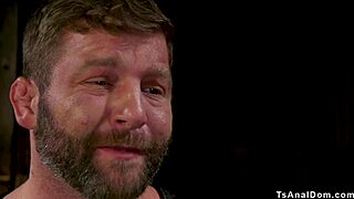 Shemale Biker Sucks And Fucks Muscled Man With Anal Toys?