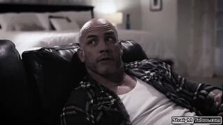 Three lesbians sex video with hairy pubic area and deep throat suck