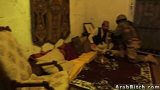 An old man gets a blowjob from a military teen in Vietnam while in Iraq