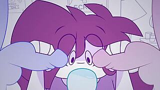 jenny's getting into triple trouble with hentai