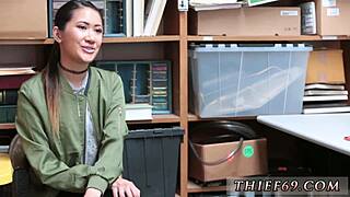 i got a blowjob from asian in police uniform during habitual theft