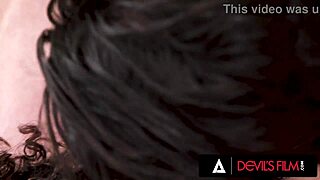 Massage Escalates To Rough Interracial Bisexual Threesome With Liv