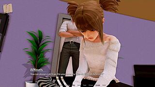 Exploring the harem hotel in episode 73