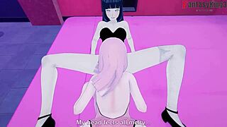 WATCH Hinata and Sakura in an UNCENSORED THREESOME from Naruto!