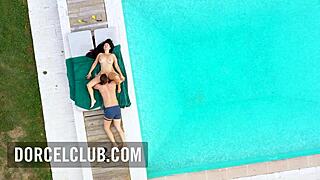 Busty Milf's Poolside Sex Adventure