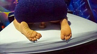 Curvy Milf Masturbates With Dildo At Home.