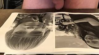 i made a cum tribute to that shaved teen girl