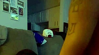 One of my freaks takes on a massive black cock