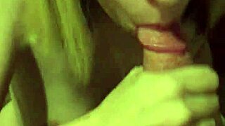 Erica Mongold intriguingly jerks and sucks fat dick for tit load.