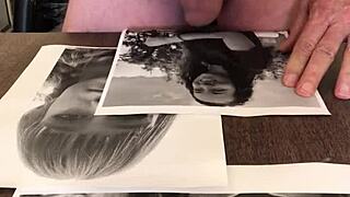 i made a cum tribute to that shaved teen girl