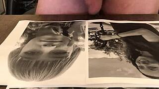 i made a cum tribute to that shaved teen girl