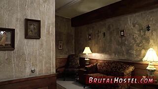 Youthfull Tourists Felicity Feline in Bound Cartoon Domination Scene