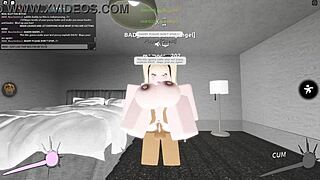 29 Roblox Porn With Blonde Riding Big Black Cock