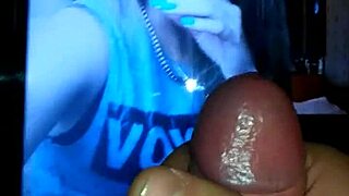 Touching a beautiful lady with masturbation