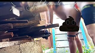 No Aniversário do Meu Amigo Fodi Sua Gostosa no Quintal