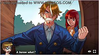 Hentai bunny gives oral in house!