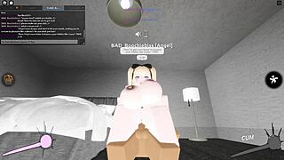 29 Roblox Porn With Blonde Riding Big Black Cock