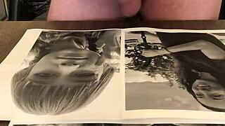 i made a cum tribute to that shaved teen girl