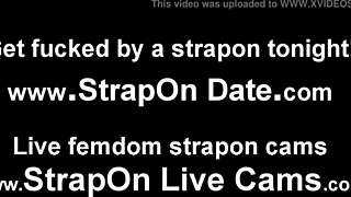 Girl Fucks Guy with Strapon in Femdom