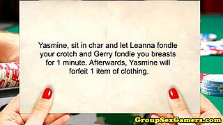 Intriguing FFM Threeway With Lingerie-Clad Beauties