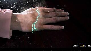 Jennifer Dark feeds her hunger for big hard cock at work.