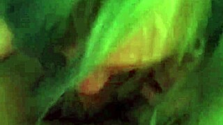 Blue hair girl gives me a very long and intense blow job, sucking passionately for hours