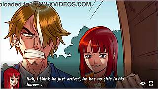 Hentai bunny gives oral in house!