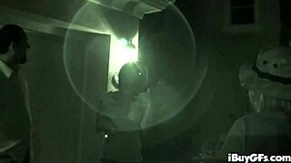 Riley Evans gags on cock in POV sucking.