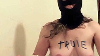 French Slut Humiliates Herself in BDSM Uro Session.