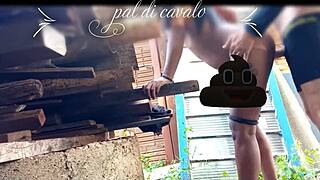 No Aniversário do Meu Amigo Fodi Sua Gostosa no Quintal