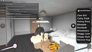 Whore bends over for doggystyle blowjob