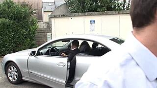 three gay gymnasts passionately explore each other's bodies in a rough bareback session