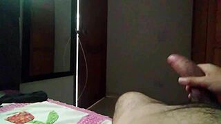 Creampie in virgin tight shaved pussy as stepsister tries cock for first time in homemade video