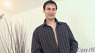 Marvelous Homo Stud Receives Intriguing Blowjob from Unexpected Source