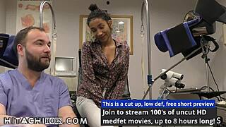 Doctor Tampa Uses Hitachi Wand for Miss Mars College Physical Orgasms