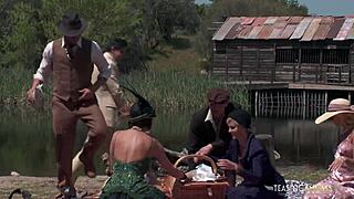 Naughty Friends Group Fucking Wild Together Outdoors With Big Tits!