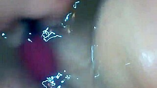 Playing with my wife using her toy in the bedroom