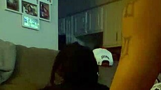 One of my freaks takes on a massive black cock