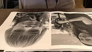 i made a cum tribute to that shaved teen girl