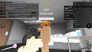 Riding a BBC in Roblox game