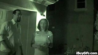 Riley Evans gags on cock in POV sucking.