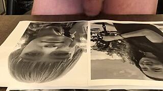 i made a cum tribute to that shaved teen girl