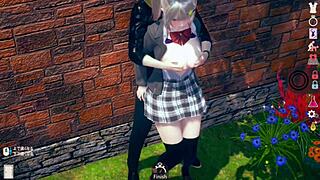 Blonde Big Tits JK AI Girl Erotic Play