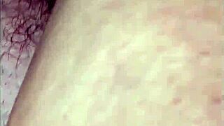 Nasty bbw slut contrasts with big tits in doggystyle