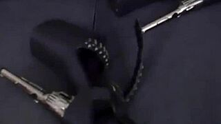 Hot redhead teen Mandy Muse sucks stepbro's big cock on the family couch POV