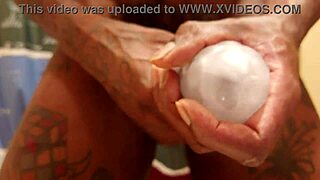 Big Dick Man Hallelujah Johnson Jacking Off Monster Cock Solo Masturbation