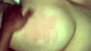 White girl moans during rough doggystyle creampie session