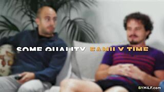 Busty Stepmom Reagan Foxx Has Quick Sex With Stepson